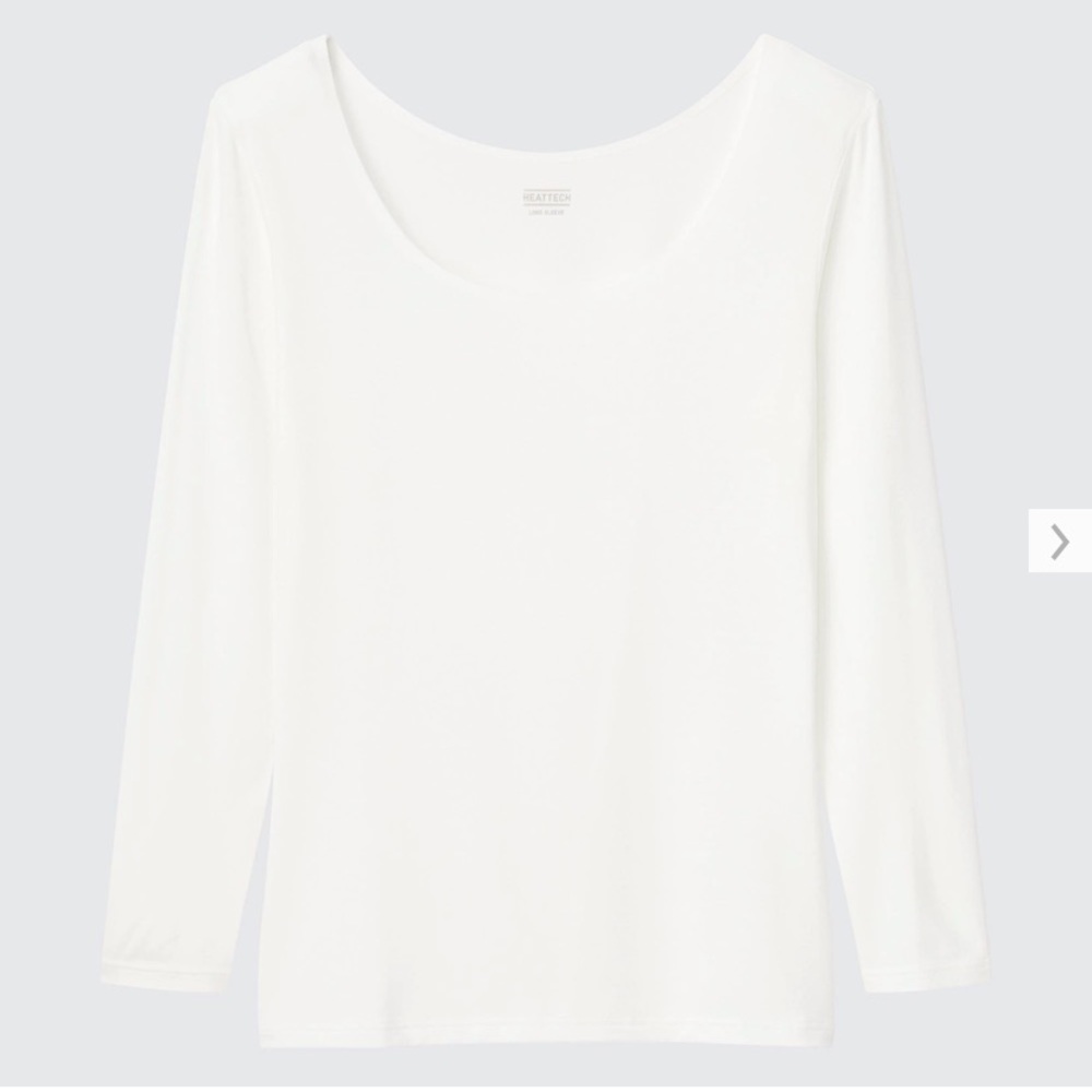 Brand New in Packaging Uniqlo HEATTECH Scoop Neck Long-Sleeve T-Shirt
